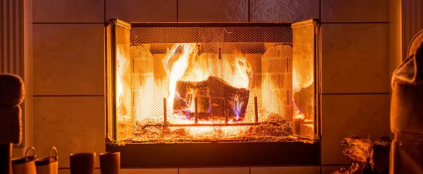 Mendota Hearth Landscape Fireplace Installation in Macon, Georgia