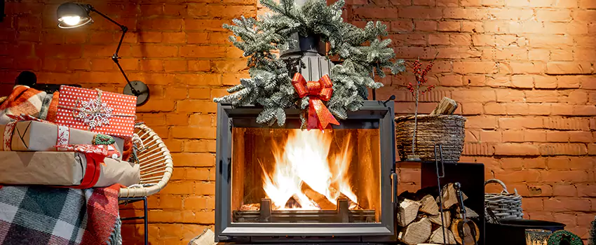 Travis Industries Linear Gas Fireplace Installation in Macon, Georgia