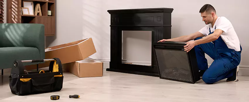 Old Rusted Metal Fireplace Repair And Replacement in Macon, GA